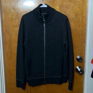Banana Republic Mens Lambswool Cashmere Zip Up Sweater